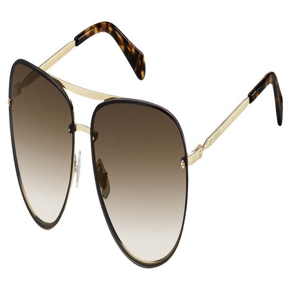 Fosil Pilot Women Light Gold Metal Frame